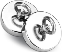 300 lbs(136 KG) Pulling Force Powerful Fishing Magnets,with Countersunk Hole
