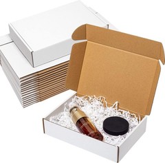 Lightweight yet Sturdy 60 Pack White Mailing Boxes 9x6x2