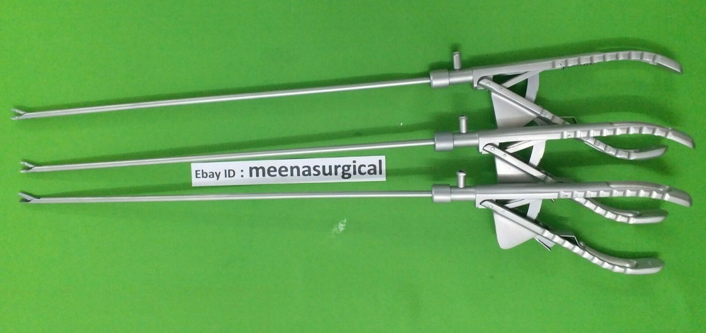 3pc Needle Holder 5mmx330mm Laparoscopic Endoscopy Surgical Instruments