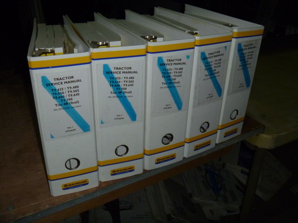 New Holland T9.530 T9.565 Tier 4B 4WD Tractor Service Repair Manual ZFF403001-