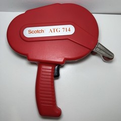 Scotch ATG 714 Adhesive Transfer Tape Applicator Gun 3M Handheld w/ Cover Works