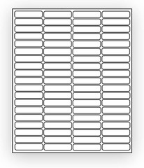 EcoSwift Shipping Labels 1.75 x 0.5 Inches Self Adhesive Address Return
