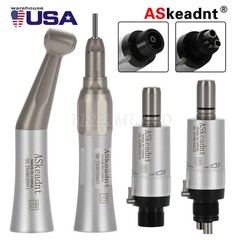 NSK Style Dental Slow Low Speed Handpiece Straight Contra Angle Air Motor 4Hole