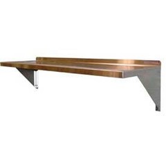 Prairie View WS1224 Wall Mount Shelf 12″”W x 12″”H x 24″”L Aluminum Prairie View