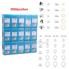 15 Sizes Dental Ortho Rubber Bands Elastics Latex Braces 3.5 /5.0 /6.5 OZ+Tool