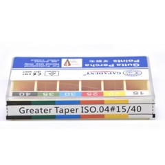 60/120 pcs Dental Gutta Percha Points Full Taper 0.02/0.04/0.06 Size 15-40 45-80
