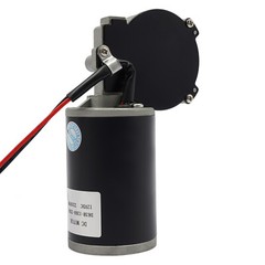 Electric Gear Motor, 12v 220 RPM DC Gearmotor, D63R-1260-220R, 60W