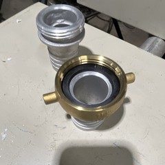 1 1/2 IST Brass and Aluminum Hose Fitting Adapter