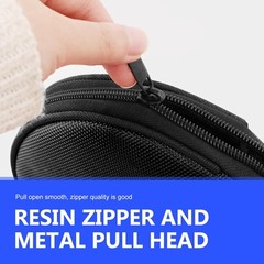 Car CD Storage Bag with Carrying Strap, 20-Capacity Oxford Cloth Color: Black