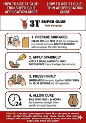 3T Thin Super Glue ( Cyanoacrylate)  2 lb