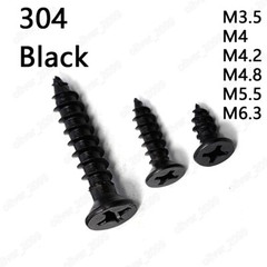 304 Stainless Steel Phillips Countersunk Self Tapping Screws M3.5 M4.2 M5.5 M6.3