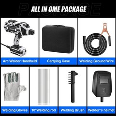 Portable Electric Welding Machine, Upgraded 110V ARC Welder, 20-120A, IGBT In…