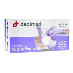 Latex-Free Medium Nitrile Gloves for Medical Use, 200 Count – Ambidextrous Fit