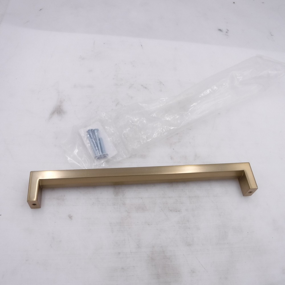 SEE DESCRIPTION Emtek Keaton Pull, 10″ Center-to-Center, Satin Brass 86719us4