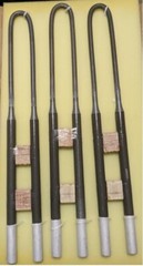 MoSi2 Heat Element 1700C 6/12 (Moly Disilicide) Le=140mm, Lu=180mm,A=30mm