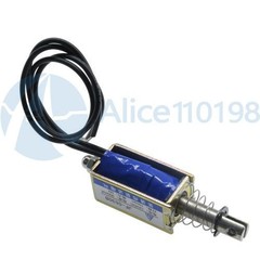 1-10PCS JF-0530B DC12V 300mA 5N/10mm Pull-Push-Type DC Solenoid Electromagnet