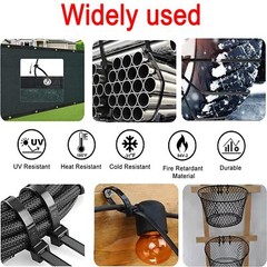 18 Inch Black Zip Ties Heavy Duty 50 Pack 250 Lbs Ultra Exclusive Strong Plastic
