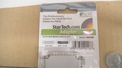 StarTech 25 pin RS232 Null Modem Adapter Male Female, NM25MF, nos