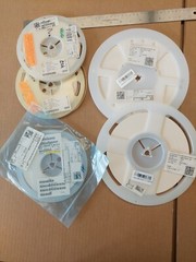 lot of 5 surface mount 0603 resistor reels, various values