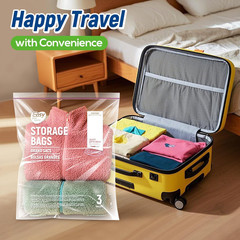 3 Gallon Zipper Lock Storage Bags16X18Reusable Extra Large Size Plastic Free