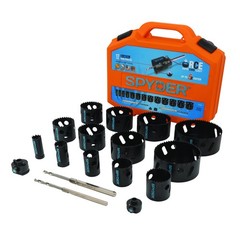 Spyder 601008 17-Piece Master Electricians Bi-Metal Hole Saw Kit