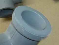 Lot of 5 gray PVC T Tee fitting 1-1/4 to 1″ reducer slip x slip x threaded adapt