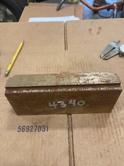 1 pc 4340 bar 1.6″ x 3.25″ by 8.2″ long rectangular material stock