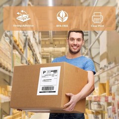 Versatile Self-Adhesive Shipping Labels 8.5×5.5 – 500 Sheets for Home & Business