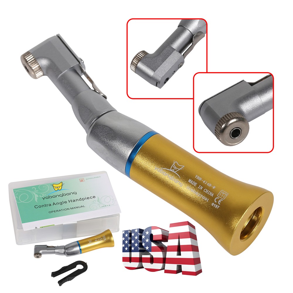 Dental Latch Contra Angle Straight Air Motor 4/2H NSK Style E-type Low speed SA