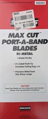 44-7/8″ X 1/2″ X 020 X 18 Porta-Band Saw Blades 3 Pack Simonds