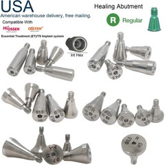 US Hiossen Dental Straight Locator Healing Cap Abutment Regular Mini ET Platform