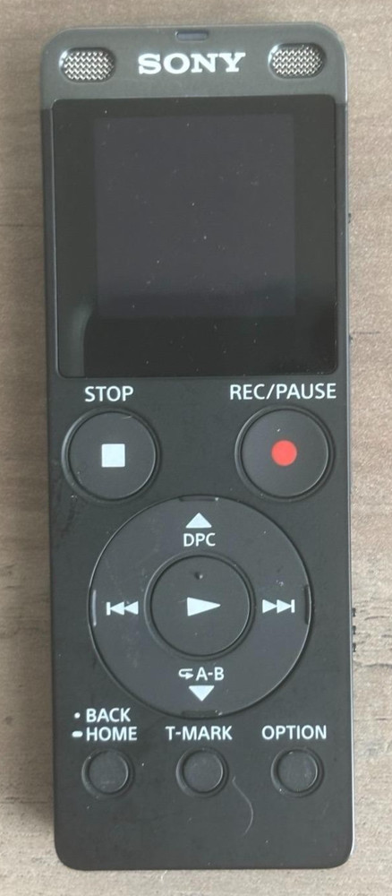 Sony Digital Voice Recorder – Black