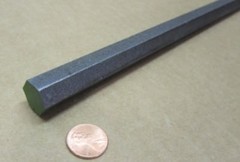 4140 Alloy Steel Hex Rod 5/8″ Hex x 5 Foot Length