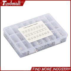 710Pcs Machine Screw Assortment Assorted Nuts Bolts and Flat Washers Kit