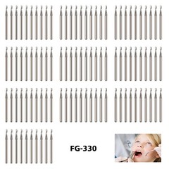 Dental Midwest Friction Grip FG #330 Pear Shaped Carbide Bur 100/Pk