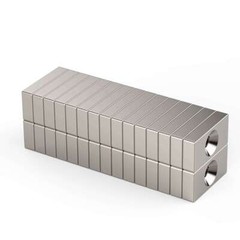 N35 LOT Square Disc Hole Rare Earth Magnets Strong Block Magnetism Neodymium