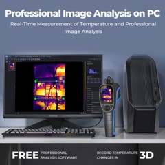 256X192 Infrared Thermal Imager Thermal Camera IR Resolution 10800P LCD Screen
