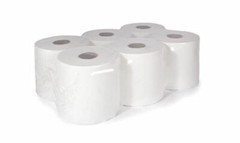 Centre Feed Rolls 6 2ply Embossed Kitchen Paper Towel Blue Roll