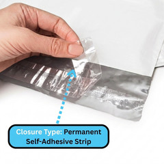 100 PCS 12×15.5 WHITE POLY MAILERS ENVELOPES BAGS 12 x 15.5 – 2.5MIL
