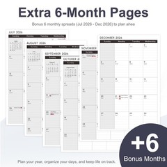 2027 Planner, Weekly and Monthly Calendar Planner Book, JAN 2027 – DEC 2027