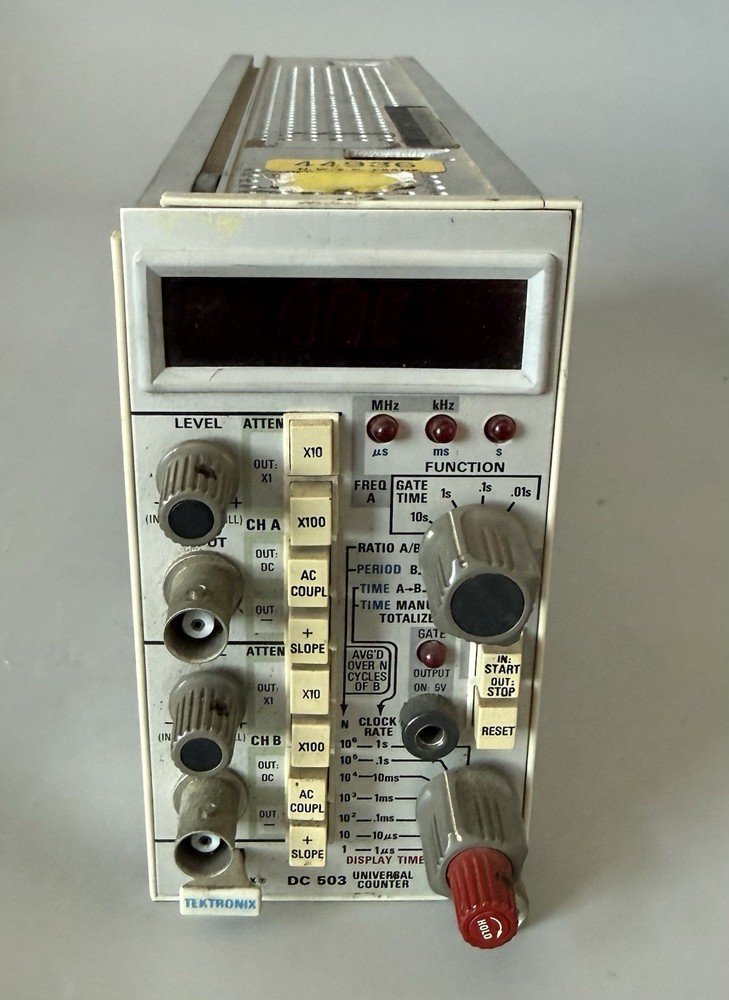 Untested — Tektronix DC 503 Universal Counter Plug-In — See Description