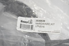Buyers Products 3030939 Hardware Kit UTVS16 Steel Zinc Black Mounting Bracket