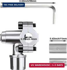 Chinco 4 Sets Piercing Valve Kits Bpv-31 Refrigerator Tap Valve Compatible with