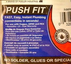 ProLine 1/2″ x 1/2″ FNPT Female Adapter Push Fitting ~ 650-203LW ~ NEW