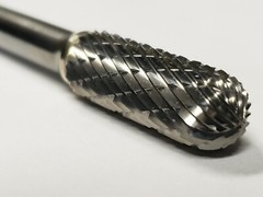 SC3LD Cylindrical Tungsten Carbide Burr Bur Cutting Tool Die Grinder Bit 1/4″