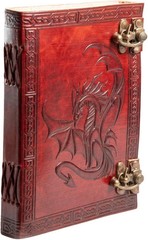 Handmade Leather Journal–5x7Sketchbook,200 Unlined Pages|B1G1 Free+Free Shipping