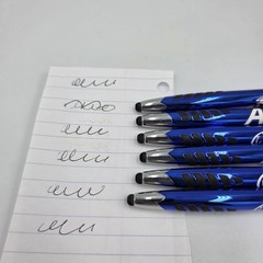 6~ Allstate Insurance Blue & Silver & White & Black Advertising Promo Pens
