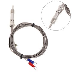 Thread Thermocouple Stainless Steel Temperature Sensor Measure Ranage 0~400℃