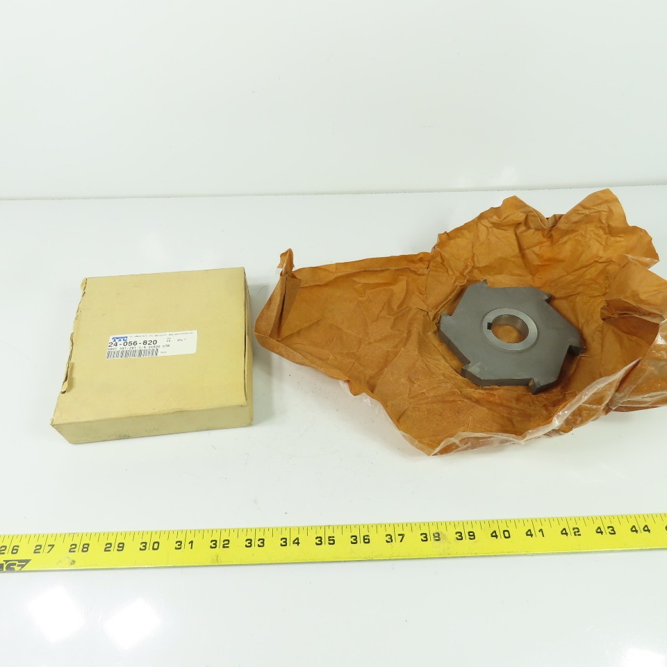 TTC 24-056-820 5×1 2×1-1/4 Straight Tooth Carbide Tipped Milling Cutter