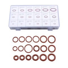 180 Pcs O-Ring Brown Metric FKM O-Ring Kit Fit High Heat Applications